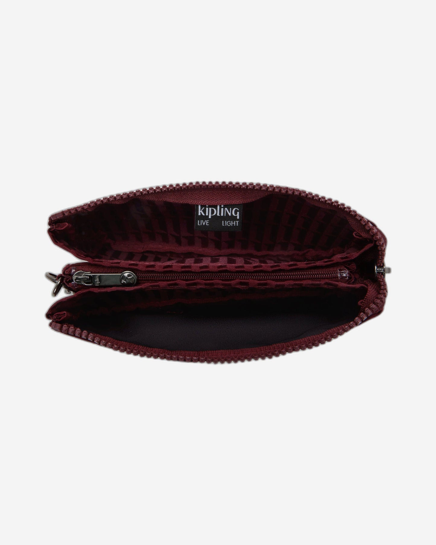 Kipling Creativity L Maroon Tile Jq Large purse I5688-9HX