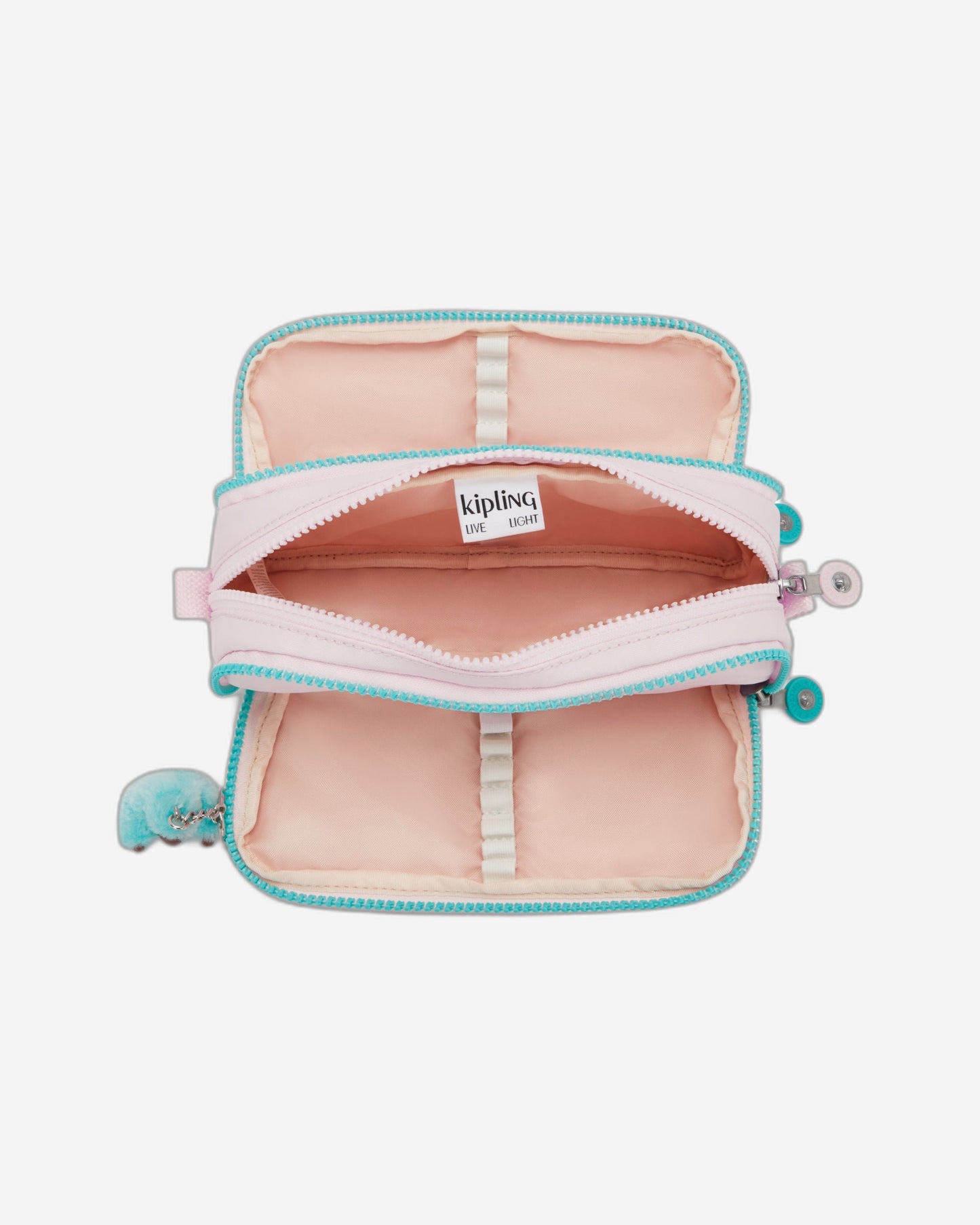 Kipling Gitroy Sea Pink Met Large pencase I5702-52J