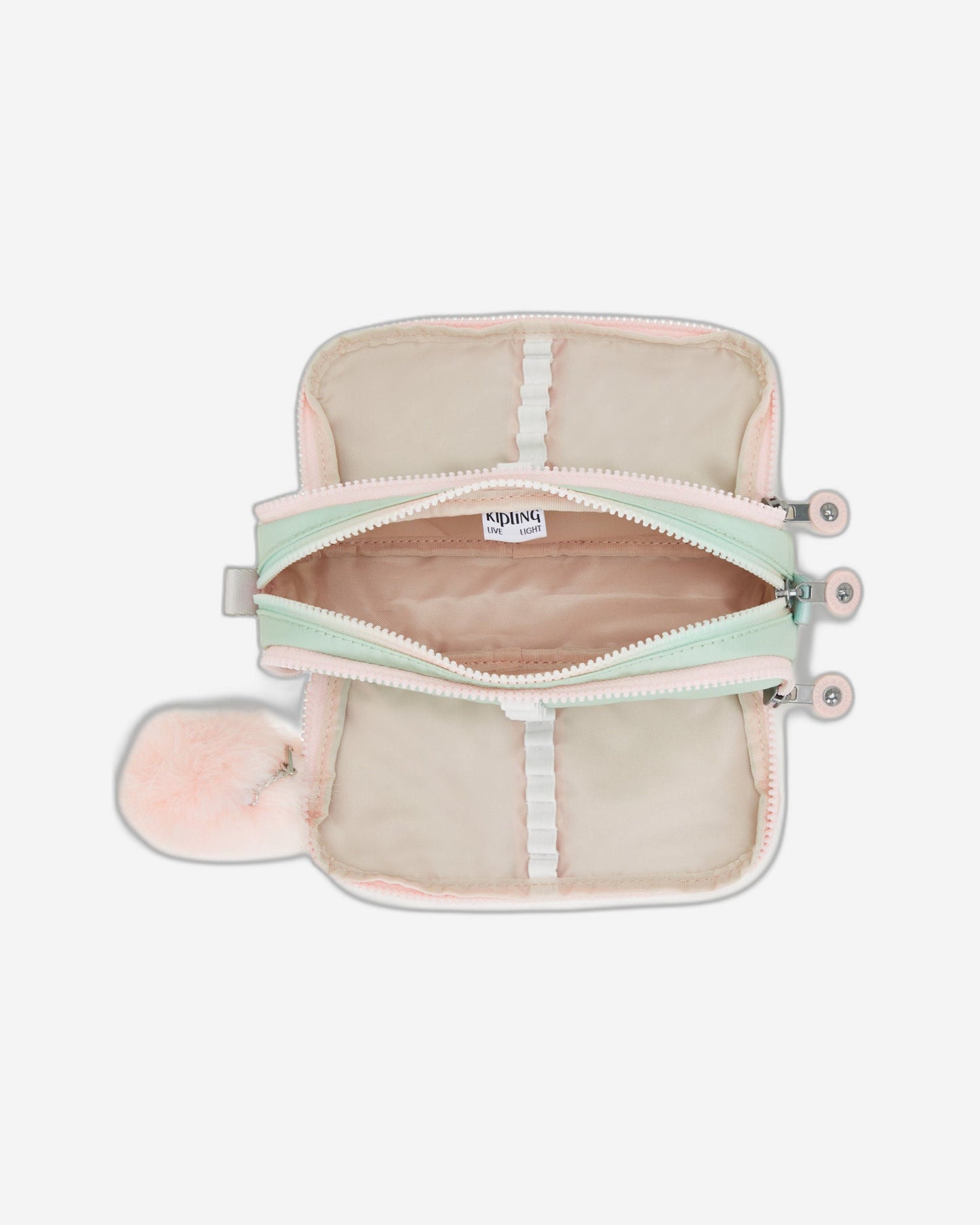 Kipling Gitroy Soft Green Met Large Pencase C2I5702-5KY