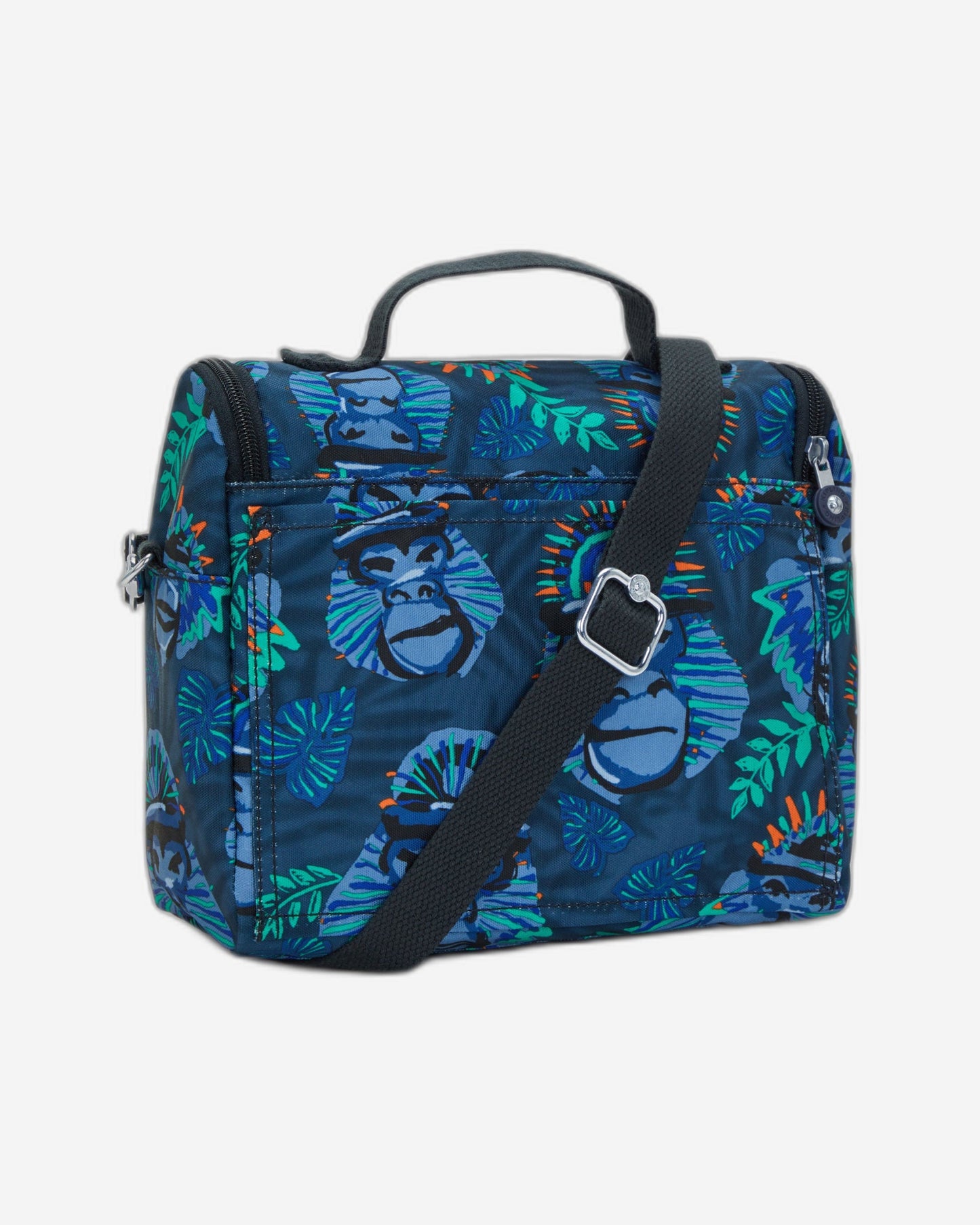 Kipling New Kichirou Blue Monkey Fun Large Lunch Bag with Trolley Sleeve C2I5749-8HJ