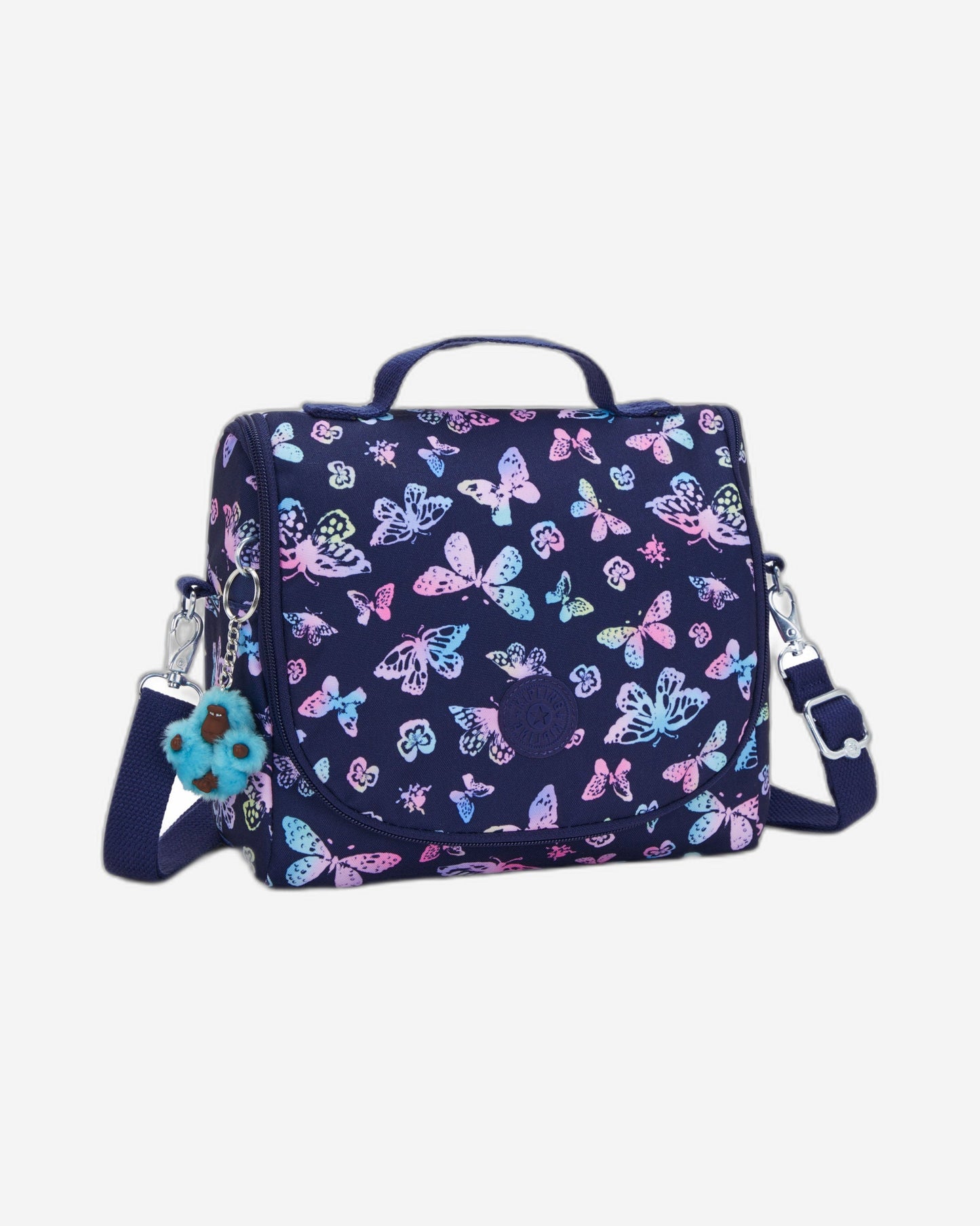 Kipling New Kichirou Butterfly Fun Large Lunch Bag with Trolley Sleeve C2I5749-F5K