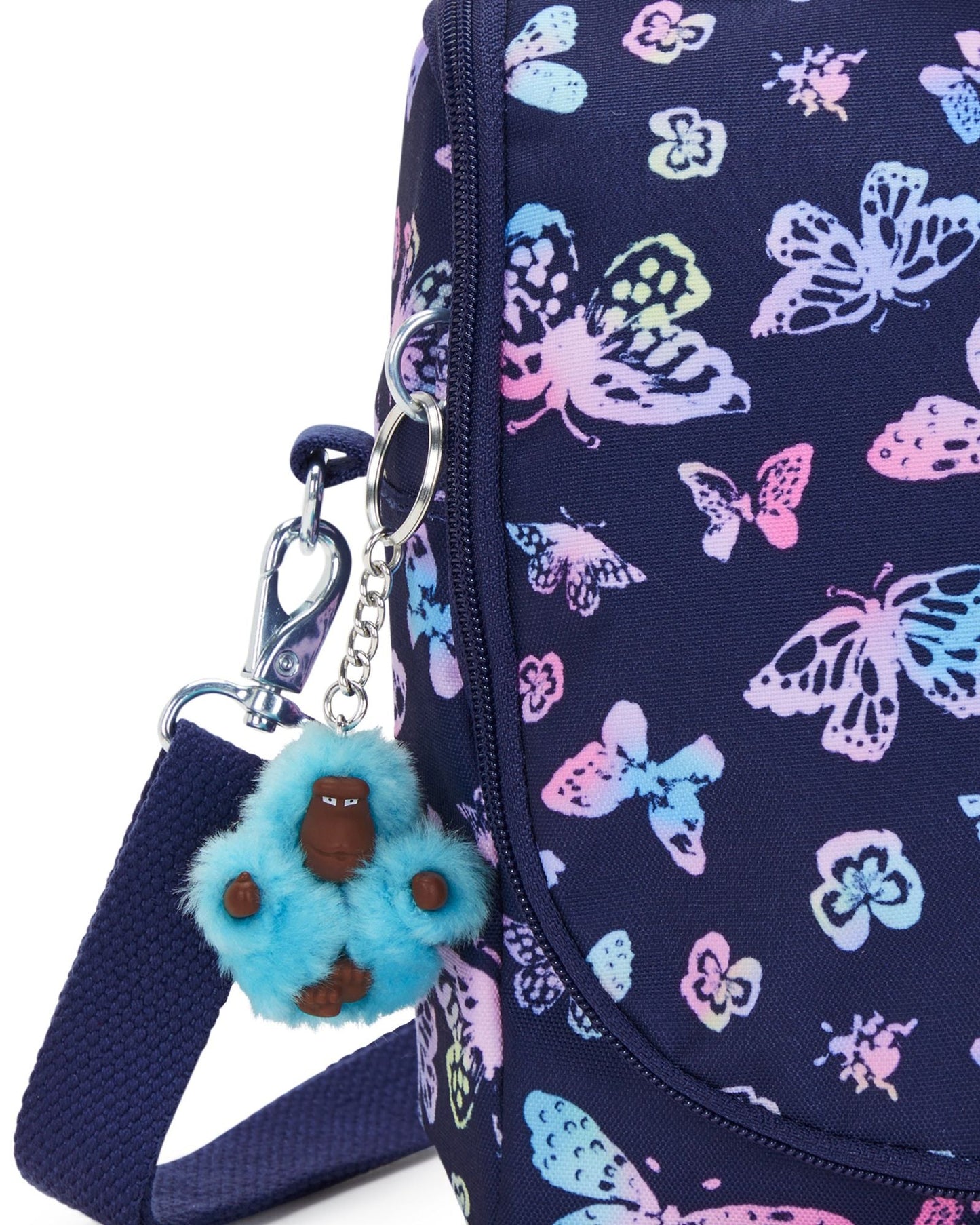 Kipling New Kichirou Butterfly Fun Large Lunch Bag with Trolley Sleeve C2I5749-F5K