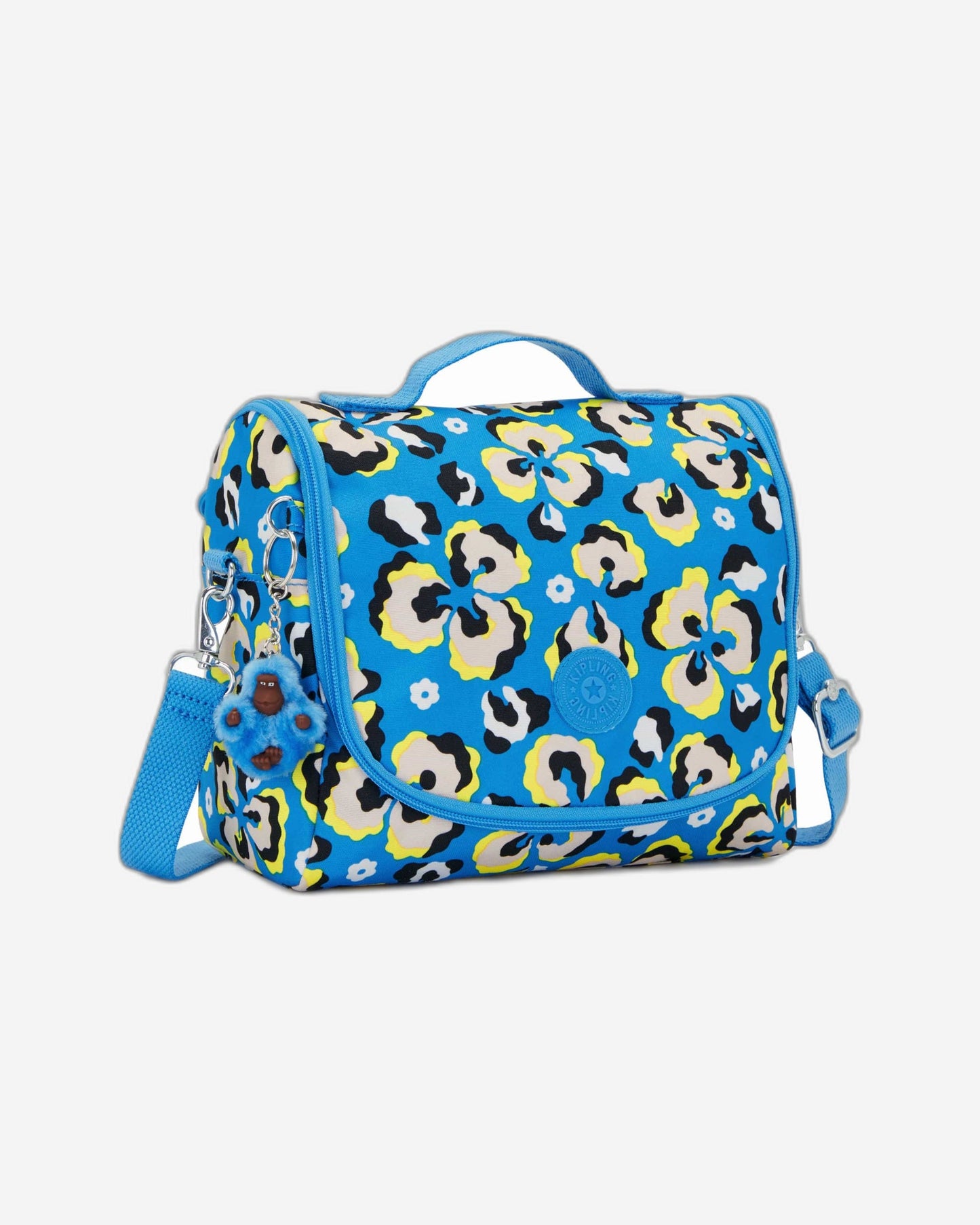 Kipling New Kichirou Leopard Floral Large Lunch Bag with Trolley Sleeve C2I5749-P2A