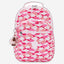 Kipling Seoul Lap Pink Palm Large backpack with laptop compartment I5816-1BV