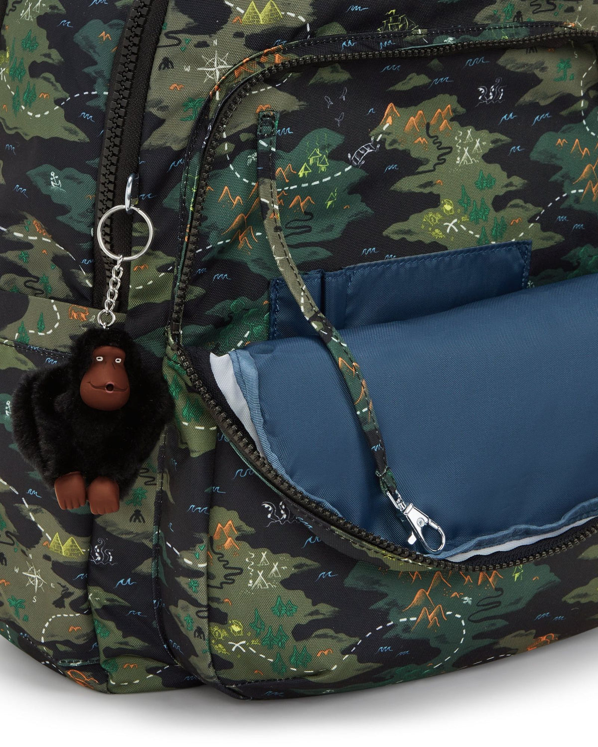 KIPLING Seoul Lap Camo Treasure Large backpack (with laptop compartment) I5816-3PB