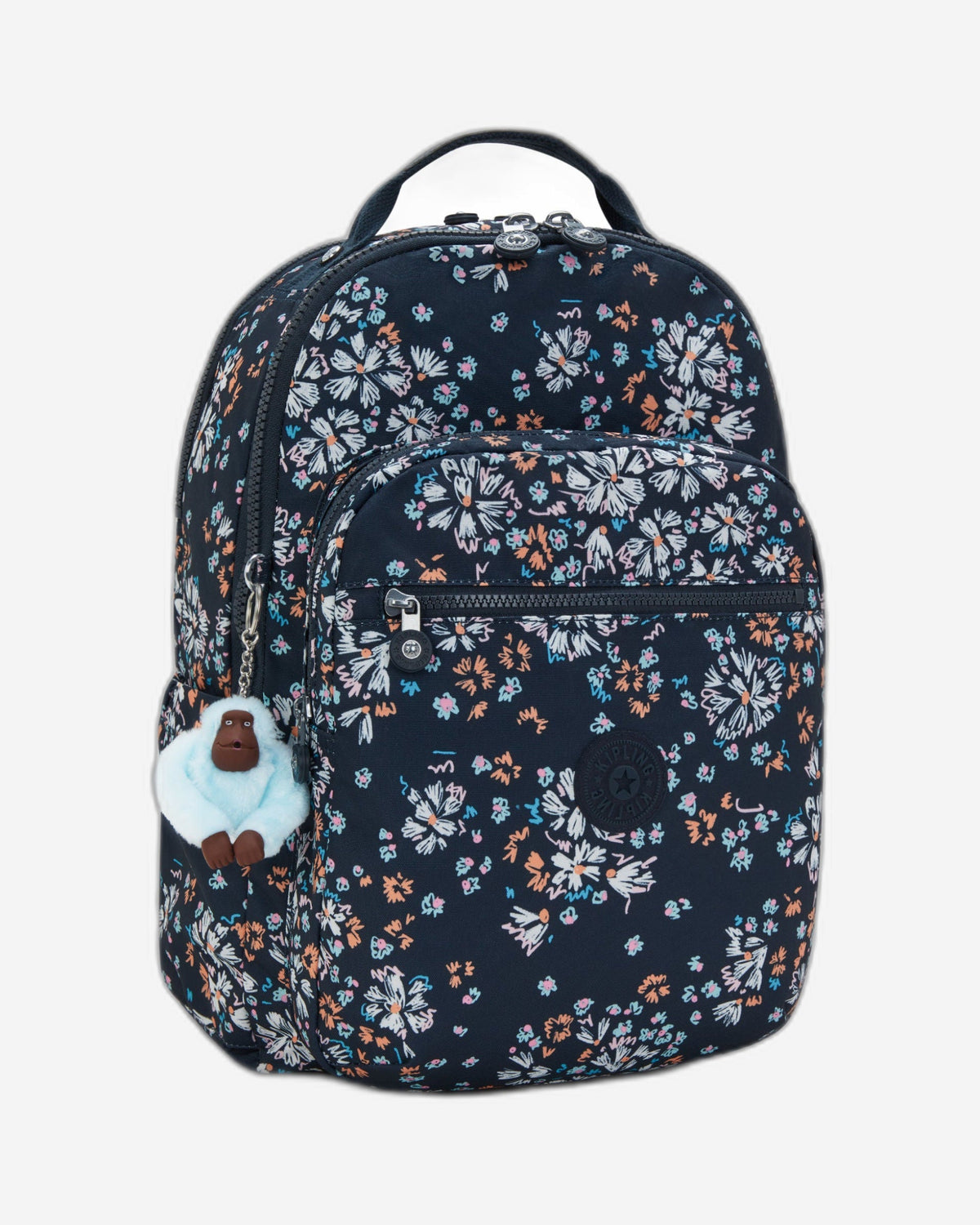 KIPLING Seoul Lap Flower Field Large backpack (with laptop compartment) I5816-5GB