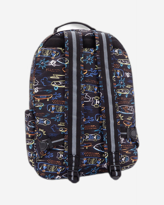 Kipling Seoul Lap Neon Skate Large backpack with laptop compartment I5816-71M