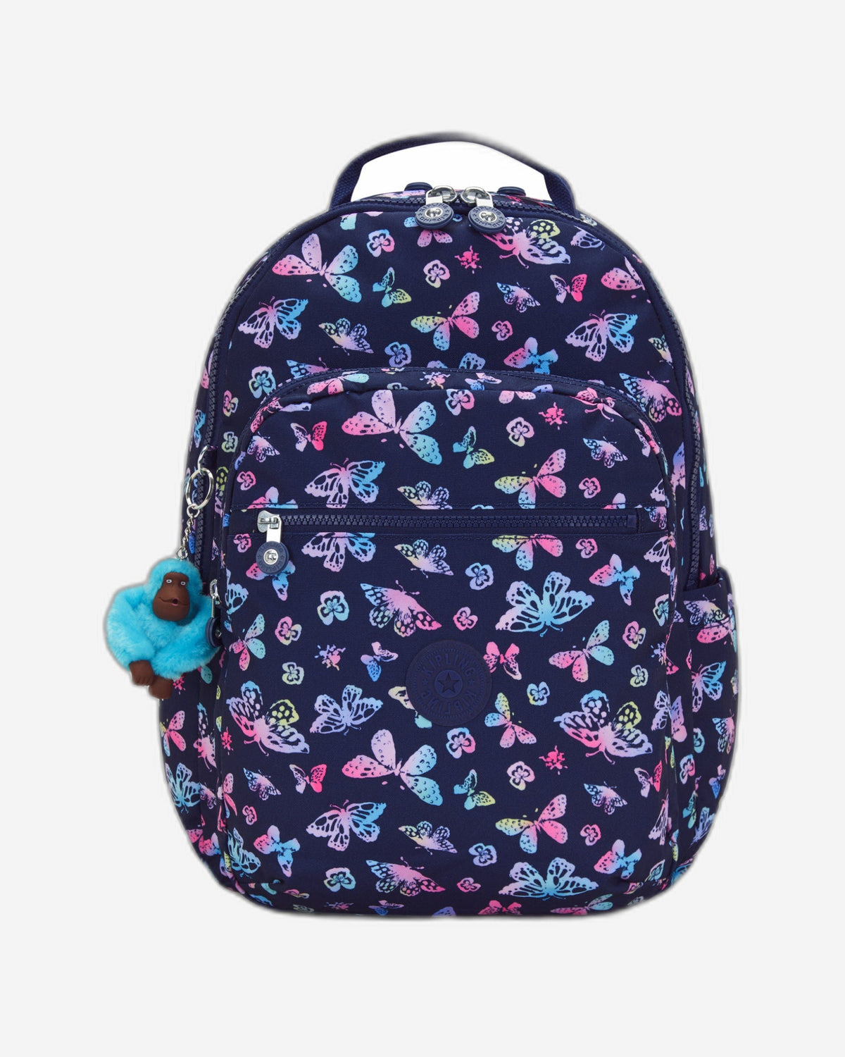 Kipling Seoul Lap Butterfly Fun Large Backpack C2I5816-F5K