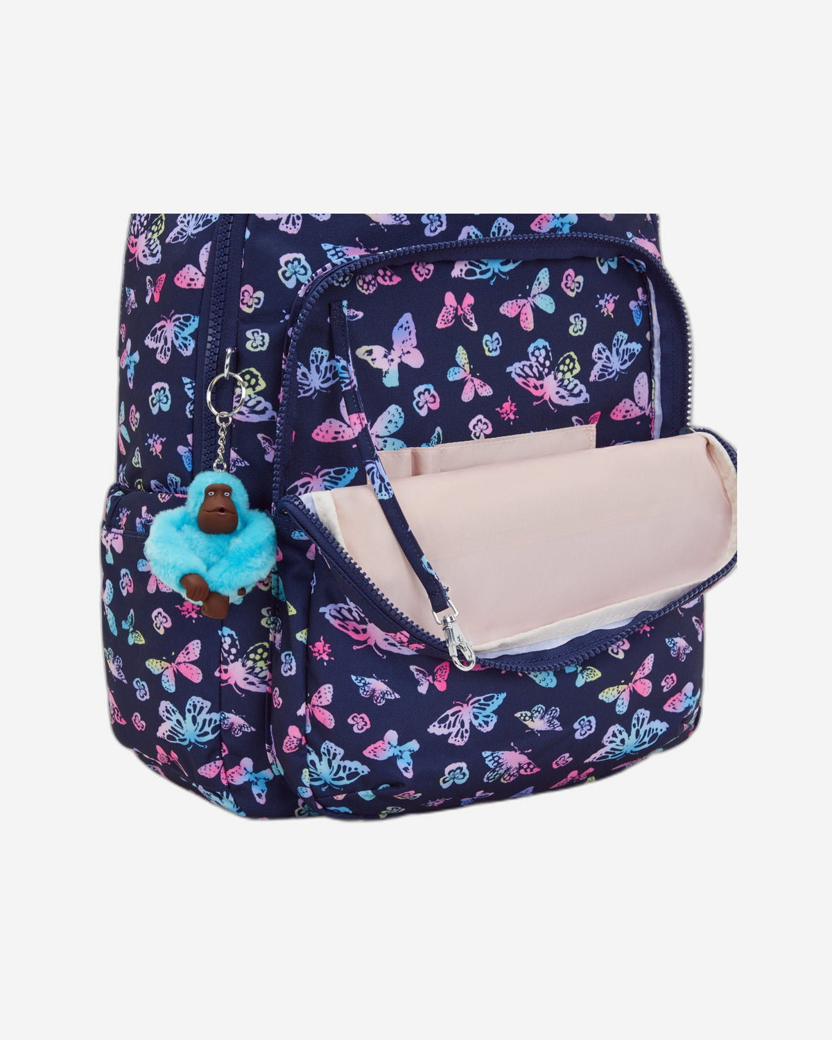 Kipling Seoul Lap Butterfly Fun Large Backpack C2I5816-F5K
