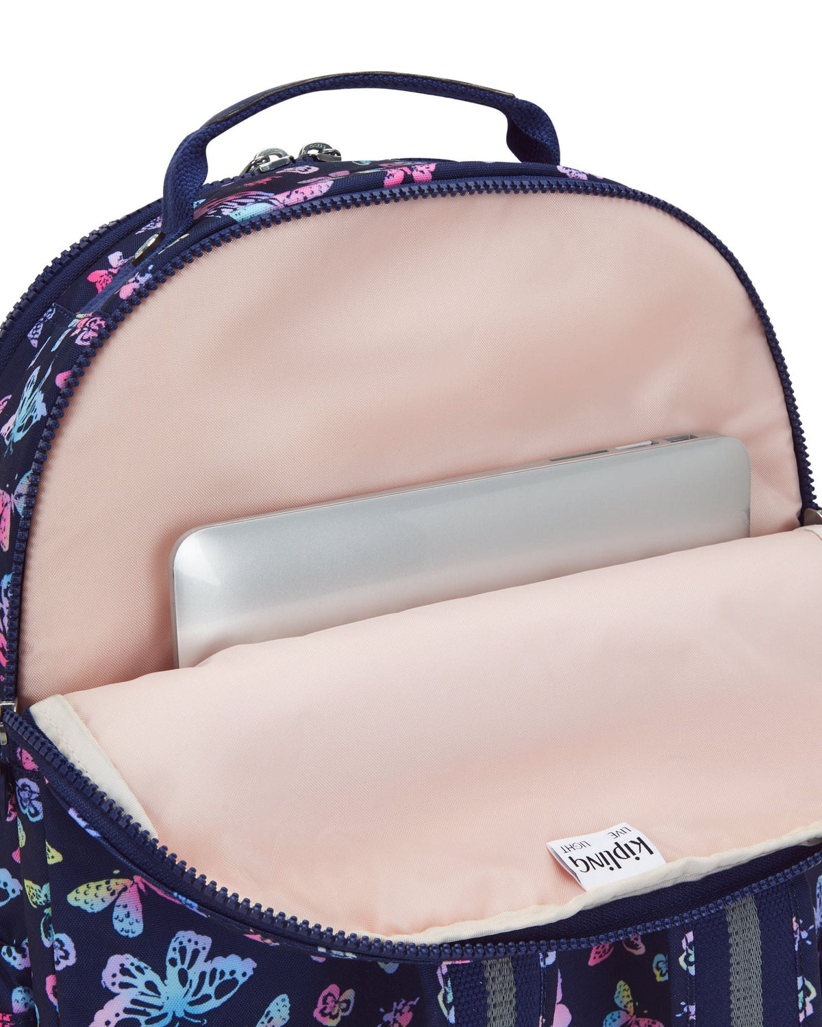 Kipling Seoul Lap Butterfly Fun Large Backpack C2I5816-F5K
