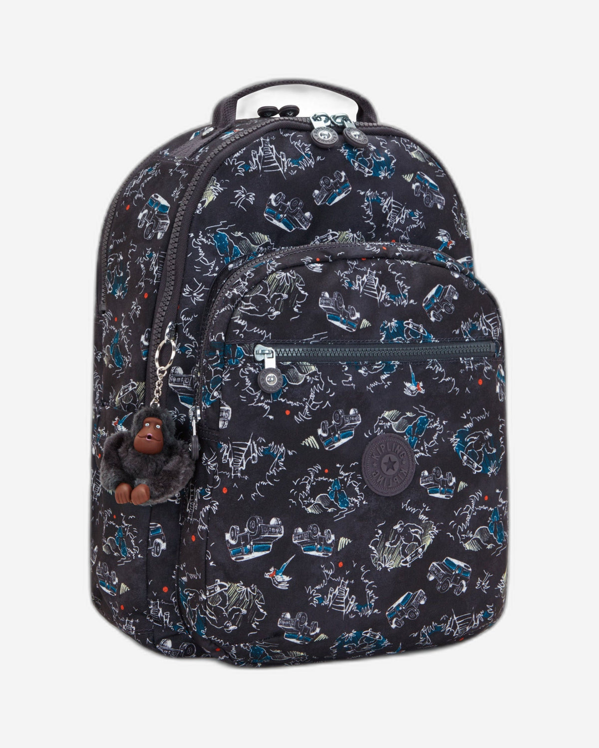 Kipling Seoul Lap Jungle Fun Race Large Backpack C2I5816-TJ3