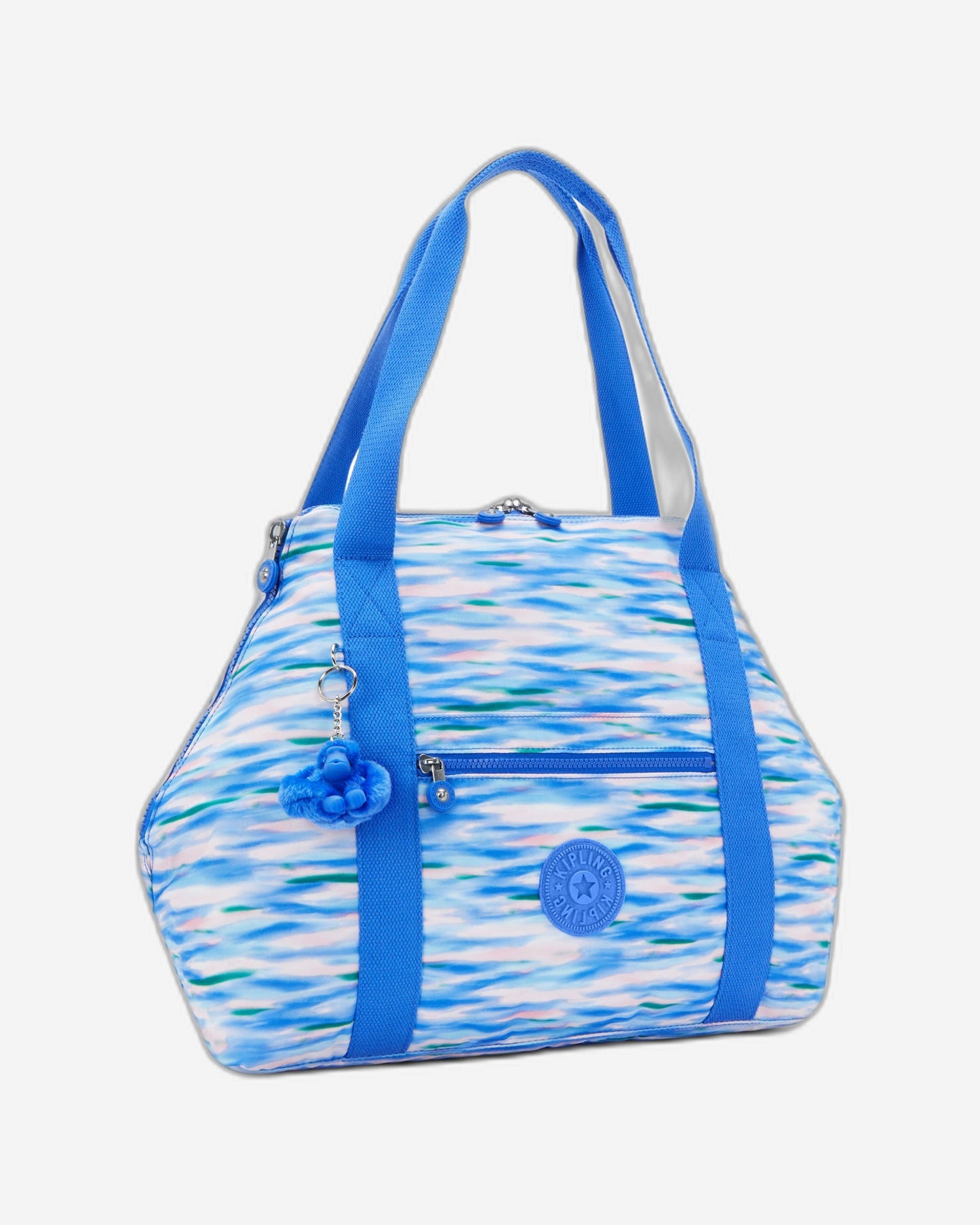 Kipling Art M Diluted Blue Large Tote Bag C2I6004-TX9