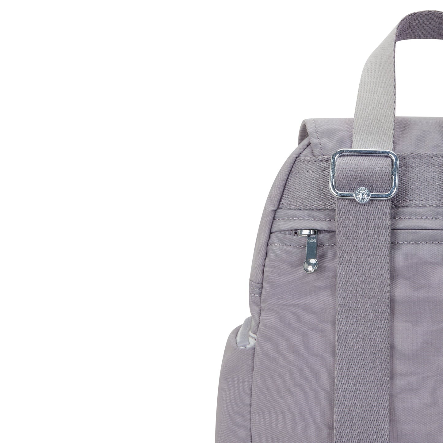 KIPLING-City Zip Mini-Mini Backpack with Adjustable Straps-Tender Grey-I6046-1FB
