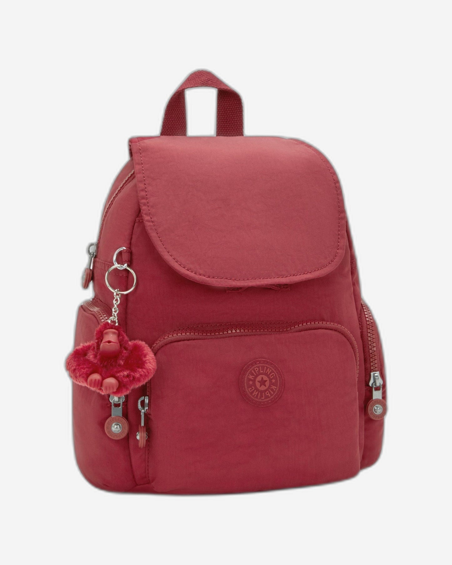 Kipling City Zip Mini Funky Red Small Backpack I6046-4SS