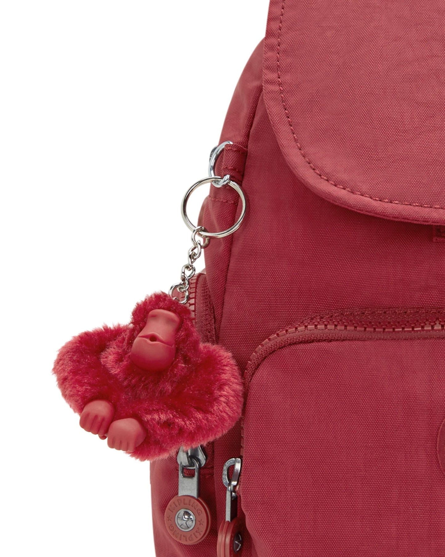 Kipling City Zip Mini Funky Red Small Backpack I6046-4SS