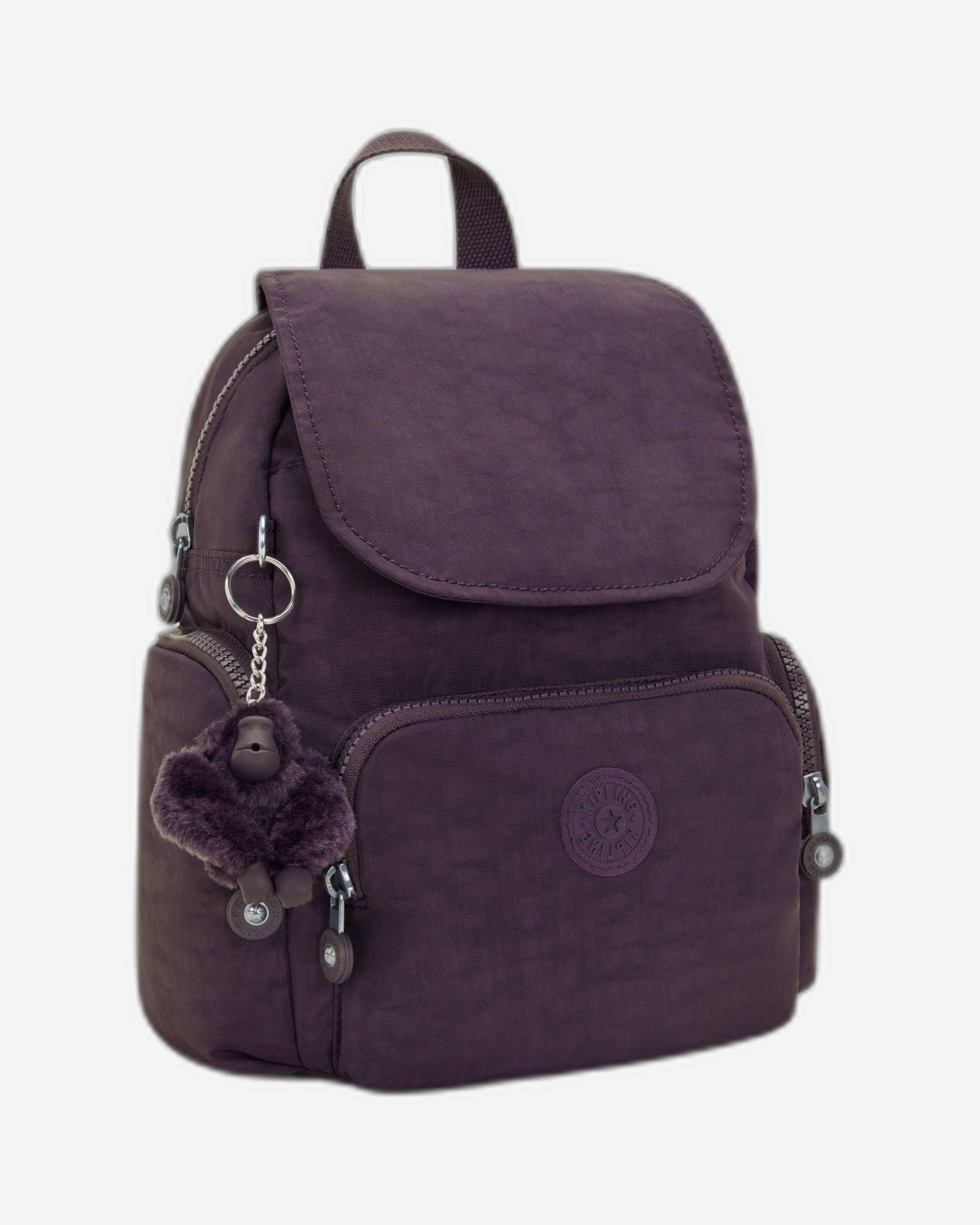 Kipling City Zip Mini Ultimate Plum Small Backpack I6046-67U