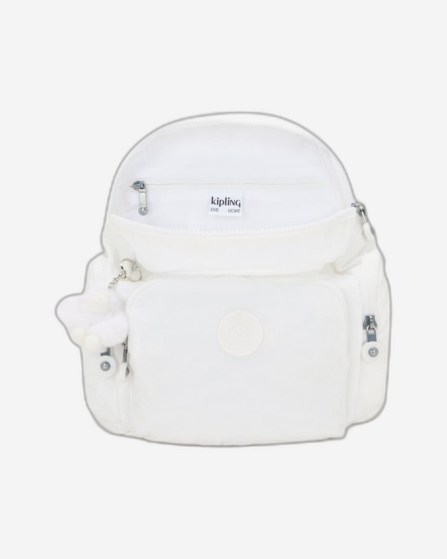 Kipling City Zip Mini Pure Alabaster Mini Backpack C2I6046-6KH