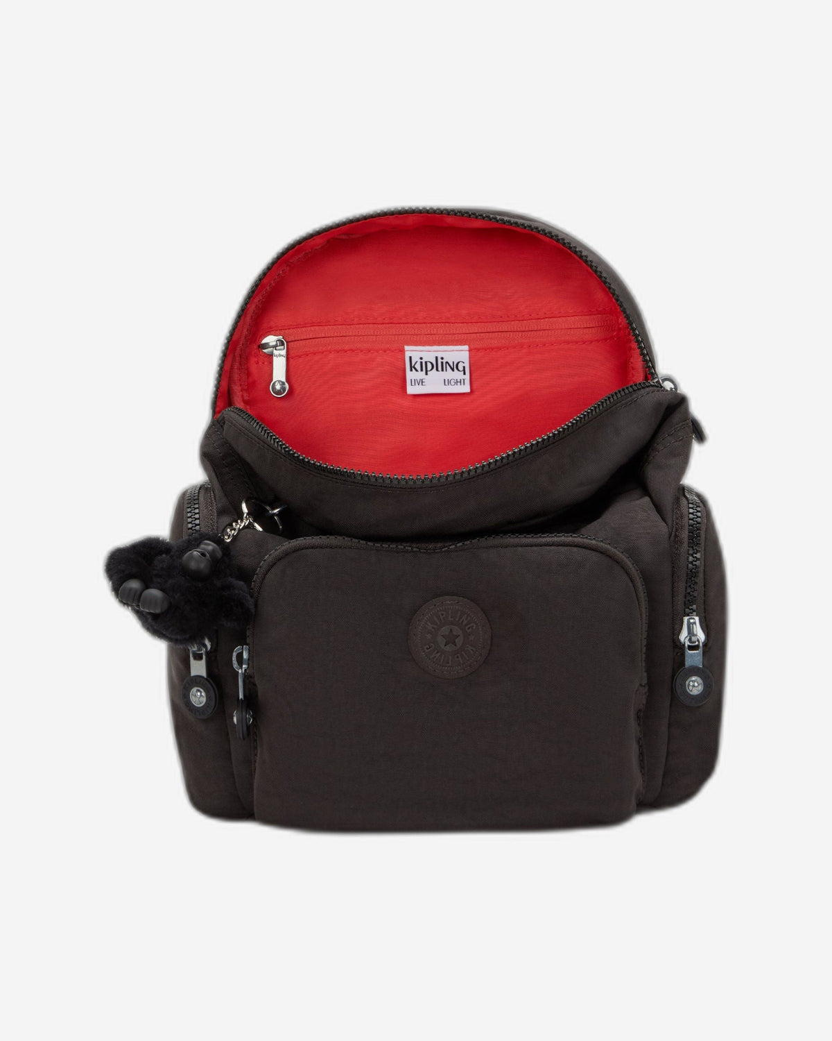 Kipling City Zip Mini Nostalgic Brown Small Backpack I6046-G1R