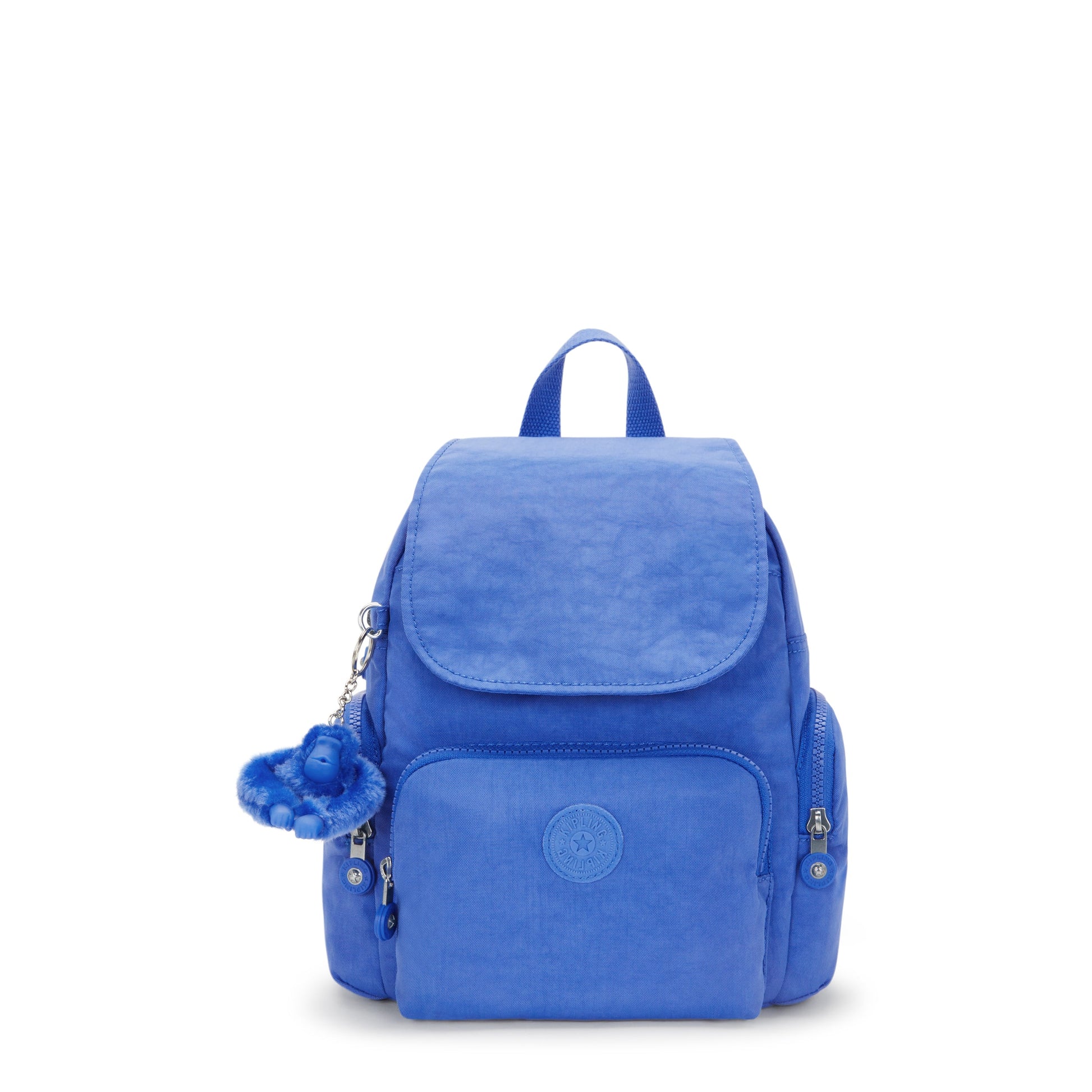 KIPLING-City Zip Mini-Mini Backpack with Adjustable Straps-Havana Blue-I6046-JC7