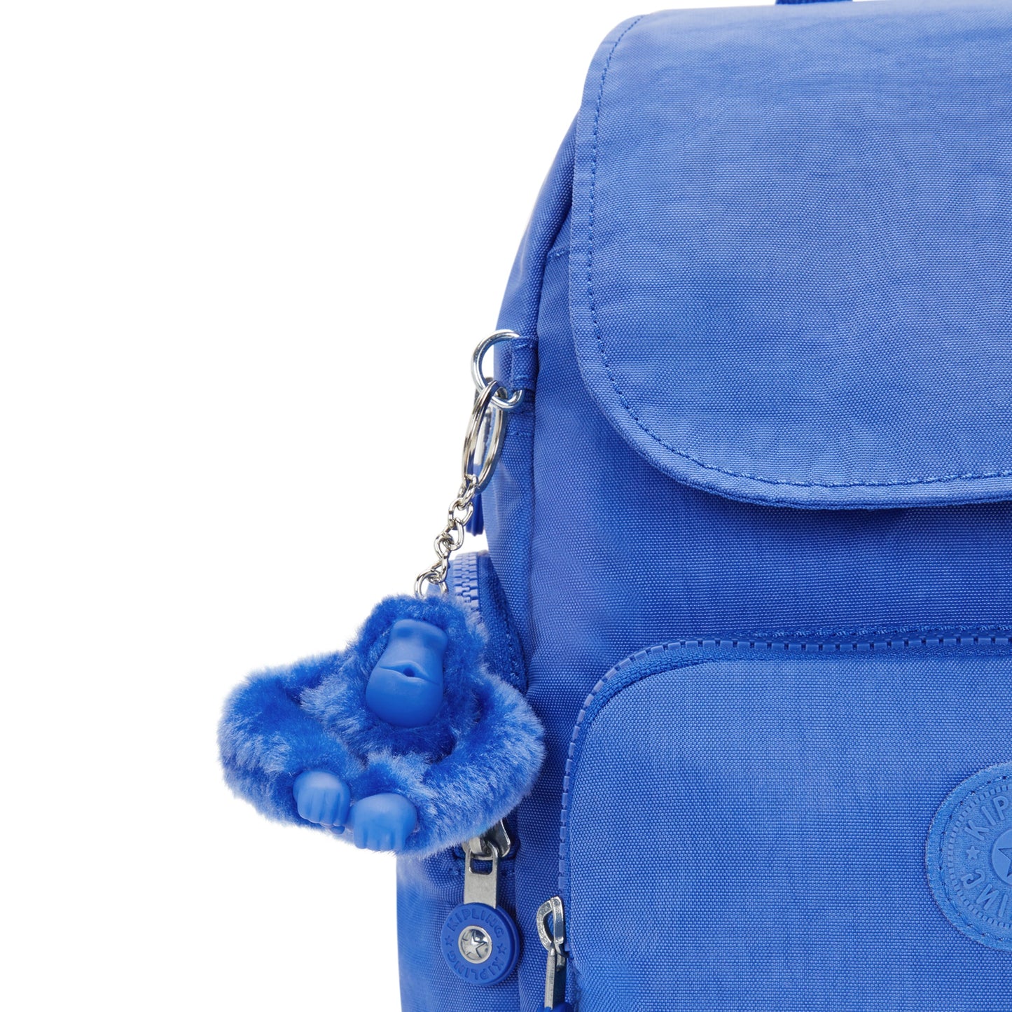 KIPLING-City Zip Mini-Mini Backpack with Adjustable Straps-Havana Blue-I6046-JC7