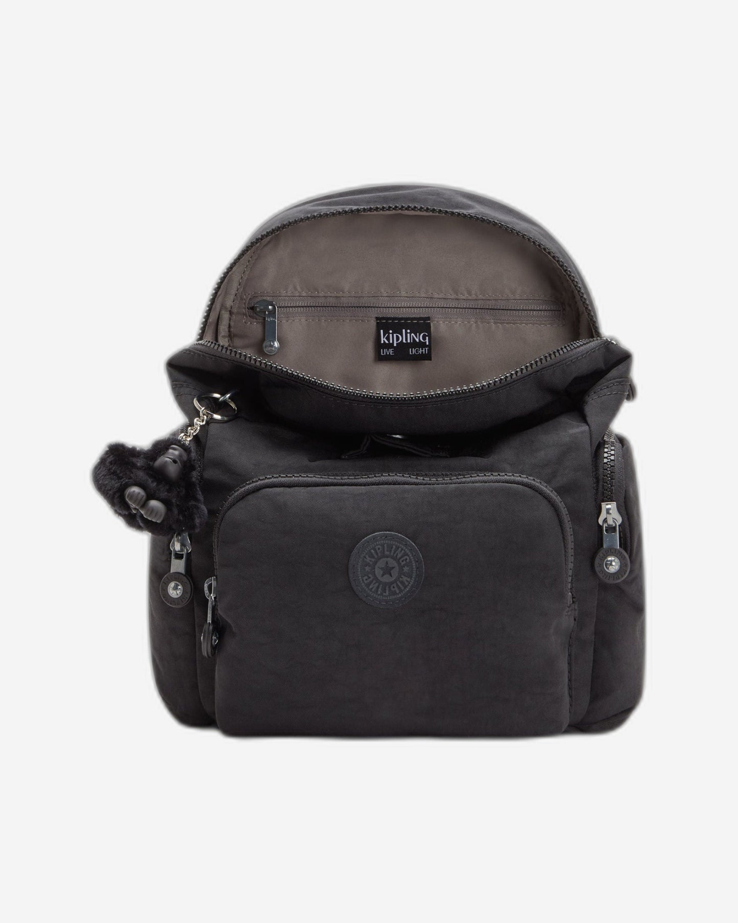 Kipling City Zip Mini Black Noir Mini Backpack C2I6046-P39