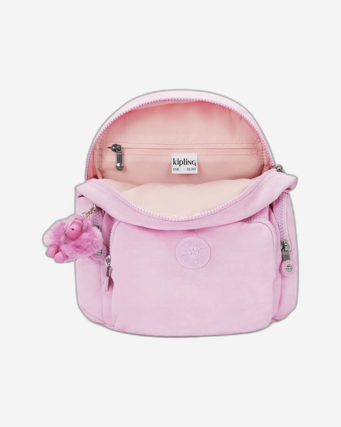 Kipling City Zip Mini Blooming Pink Mini Backpack C2I6046-R2C