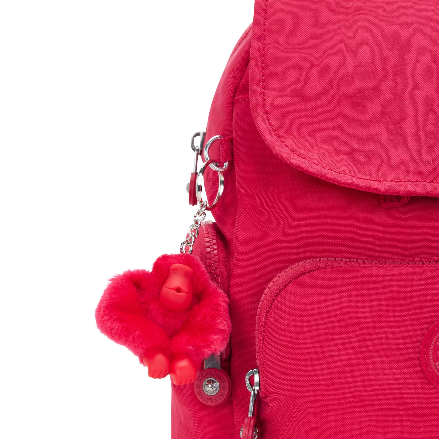 KIPLING-City Zip Mini-Mini Backpack with Adjustable Straps-Confetti Pink-I6046-T73