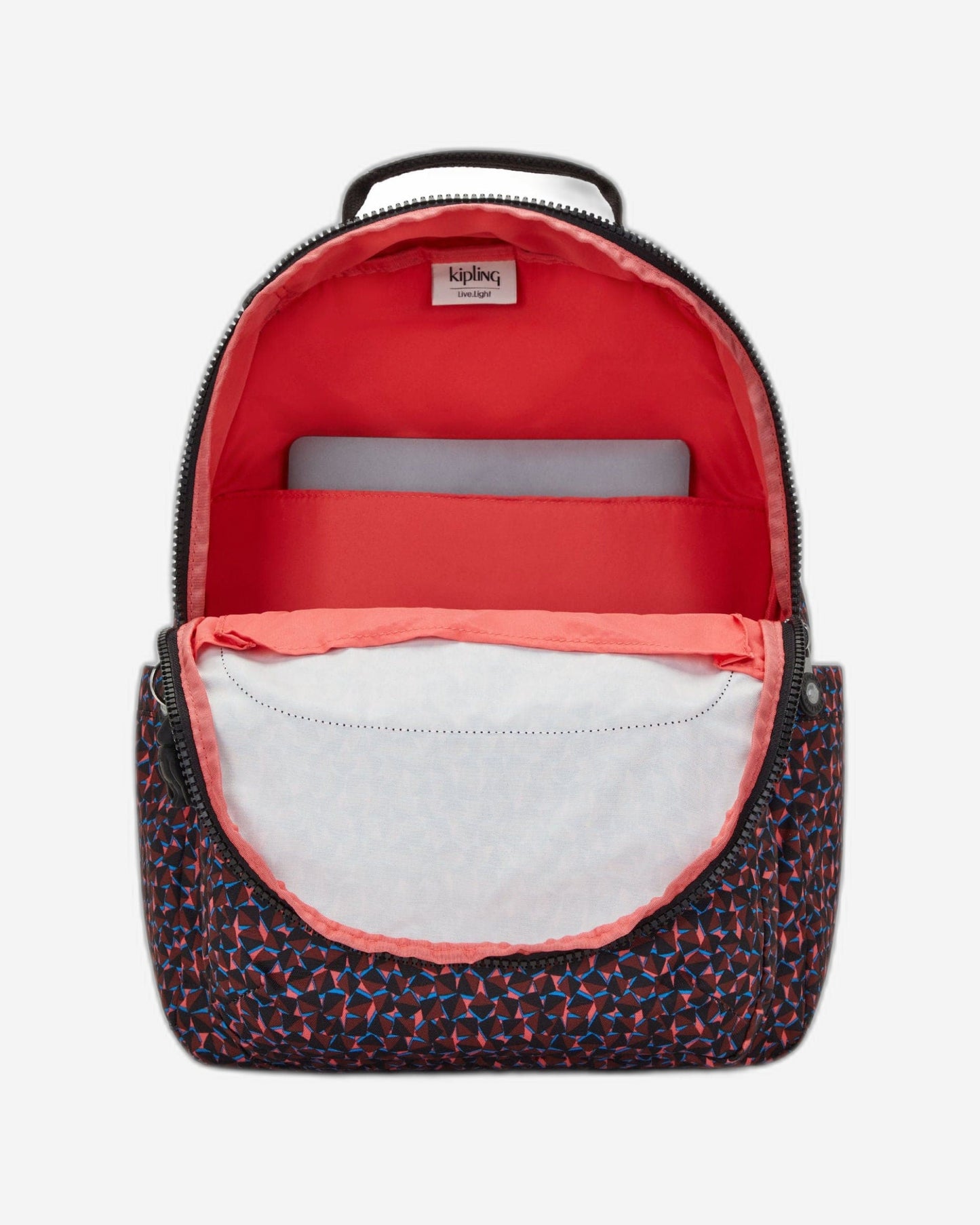 Kipling Seoul Happy Squares Large Backpack C2I6269-B3X