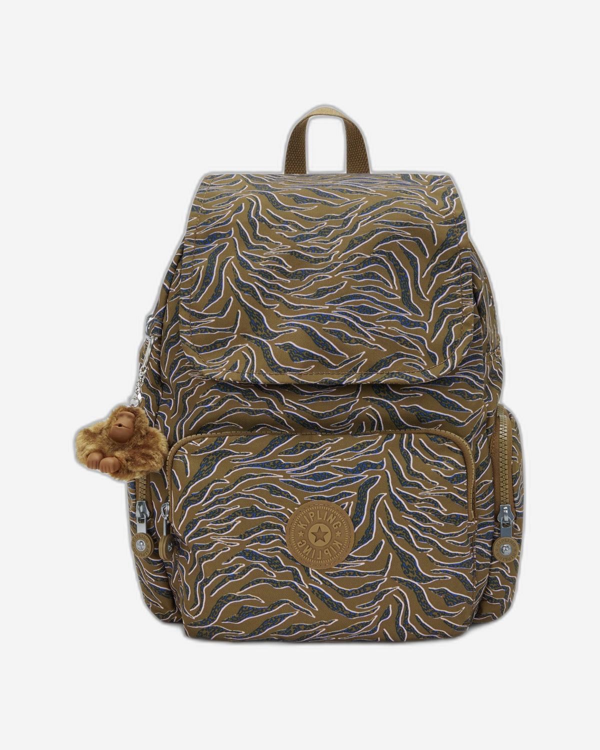 Kipling City Zip S Undersea Leaves Small Backpack I6345-1PR
