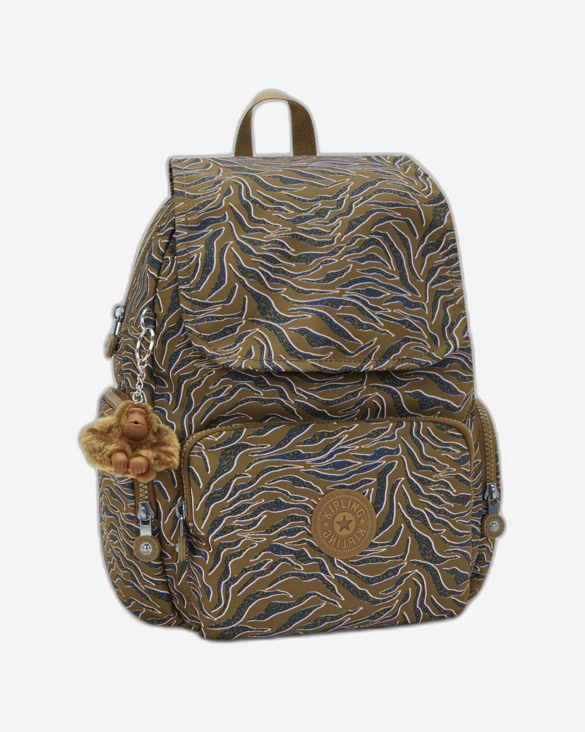Kipling City Zip S Undersea Leaves Small Backpack I6345-1PR