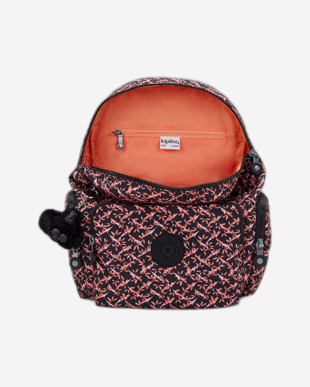 Kipling City Zip S Dancing Bouquet Small Backpack I6345-46X