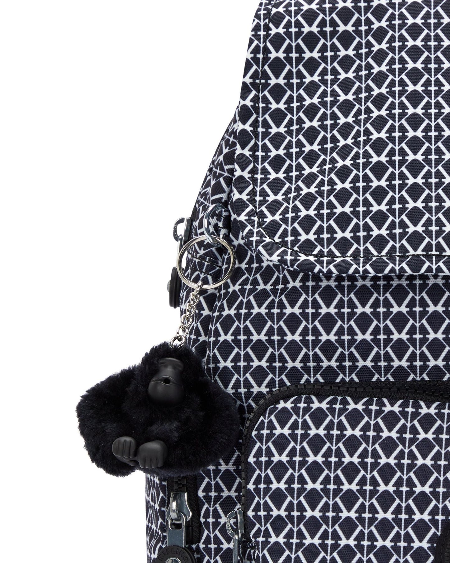 Kipling City Zip S Signature Print Small Backpack C2I6345-DD2