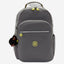 Kipling Seoul College Extra Back to Grey Large backpack with laptop compartment I6350-1DX