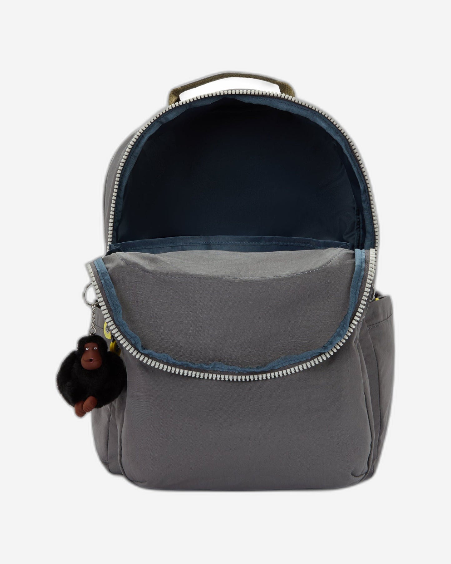 Kipling Seoul College Extra Back to Grey Large backpack with laptop compartment I6350-1DX
