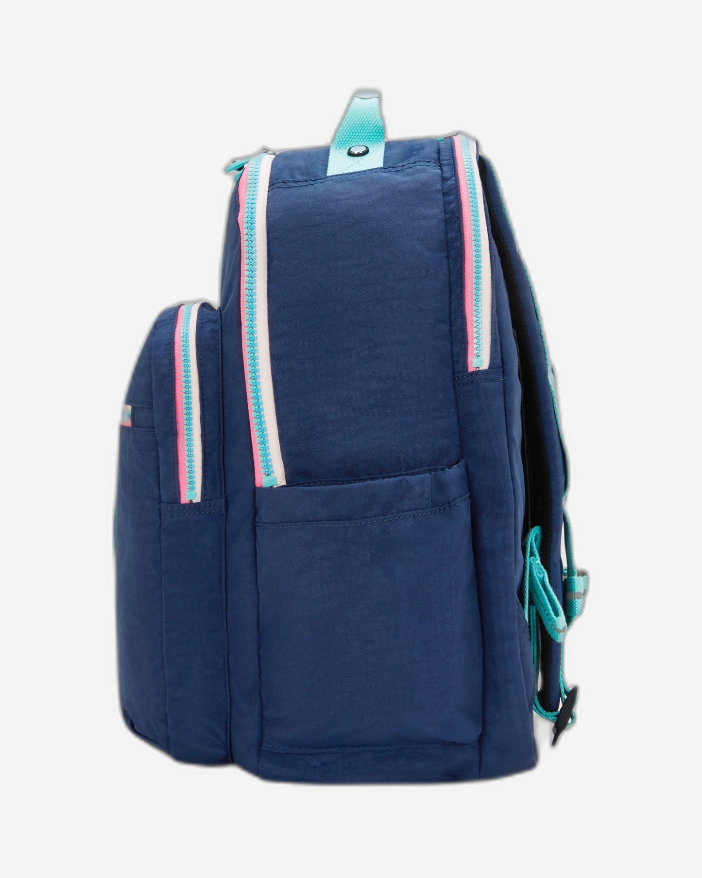 Kipling Seoul College Extra Resort Navy Large backpack with laptop compartment I6350-2DG