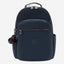 Kipling Seoul College Extra True Blue Tonal Large backpack with laptop compartment I6350-4DX