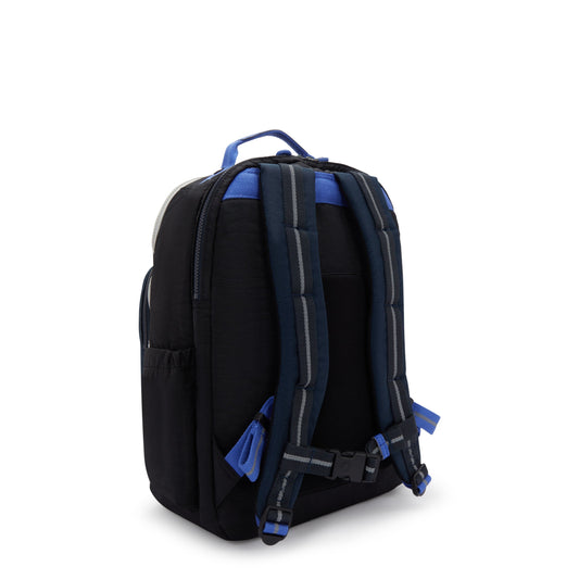 Kipling Seoul College Extra True Block Large Backpack With Laptop Compartment I6350-74Q