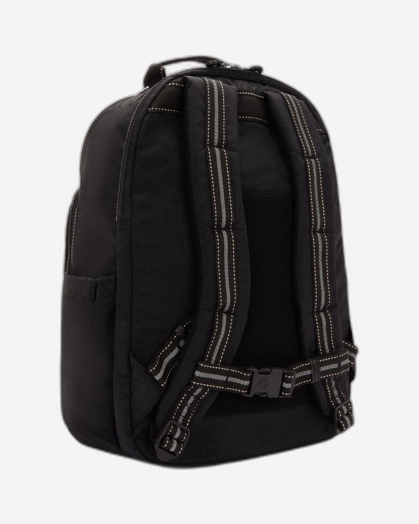 Kipling Seoul College Extra True Black Large backpack with laptop compartment I6350-J99