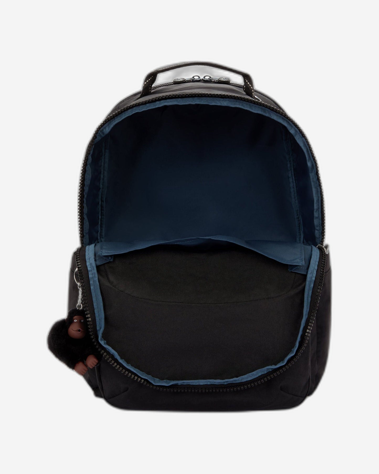 Kipling Seoul College Extra True Black Large backpack with laptop compartment I6350-J99