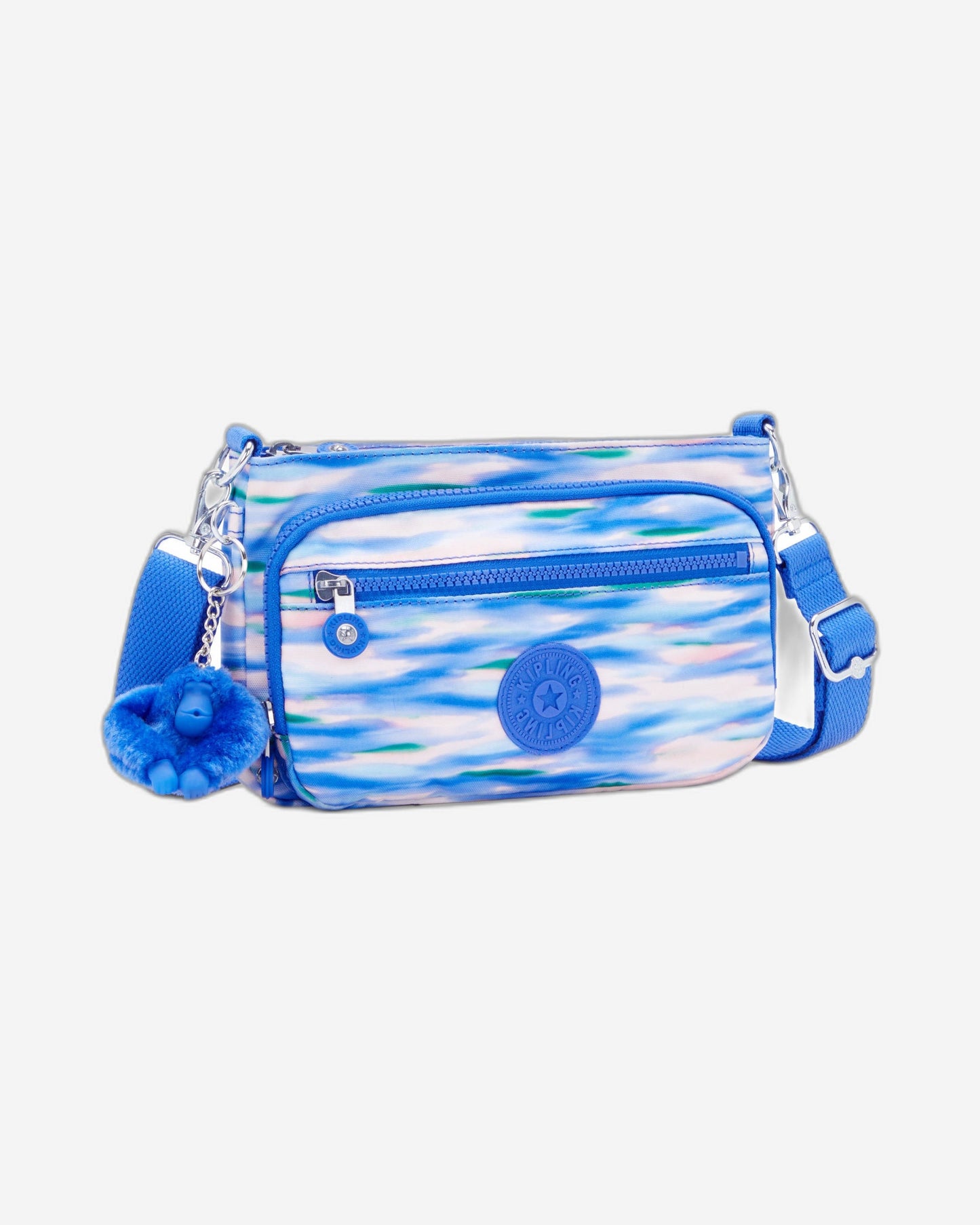 Kipling Milos Up Diluted Blue Small Shoulder Bag C2I6603-TX9