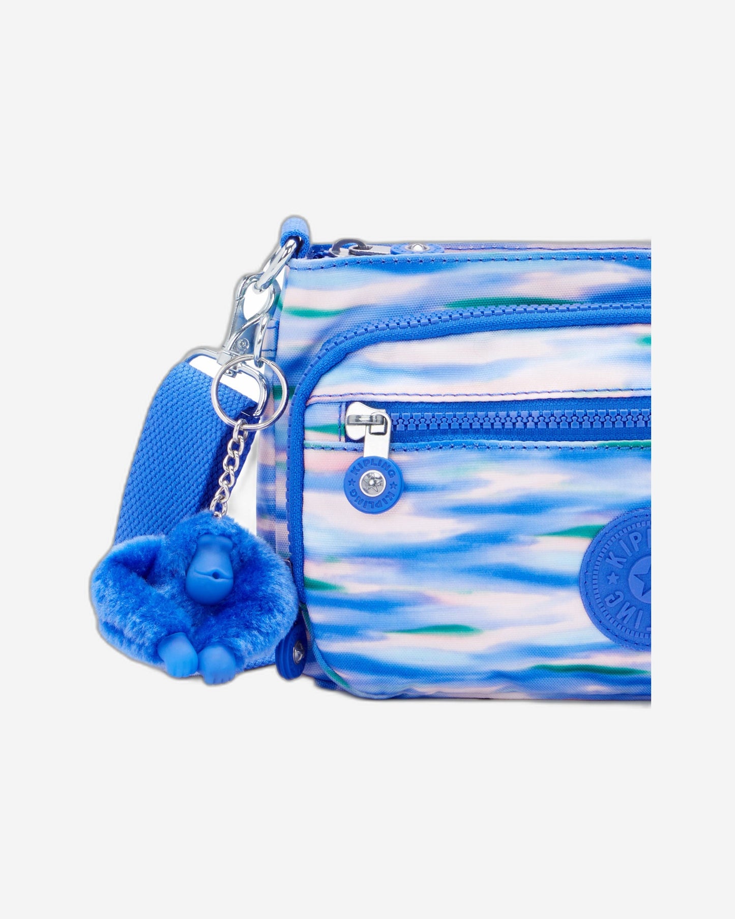 Kipling Milos Up Diluted Blue Small Shoulder Bag C2I6603-TX9