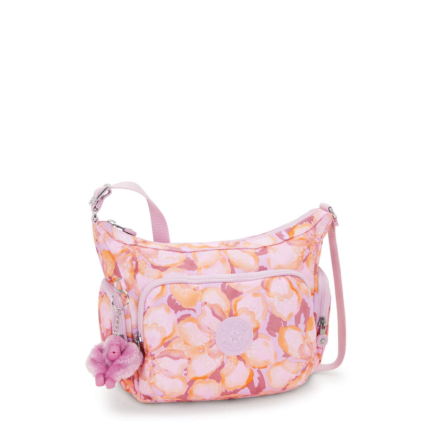 KIPLING-Gabb S-Medium Crossbody Bag with Adjustable Straps-Floral Powder-I6607-ES4