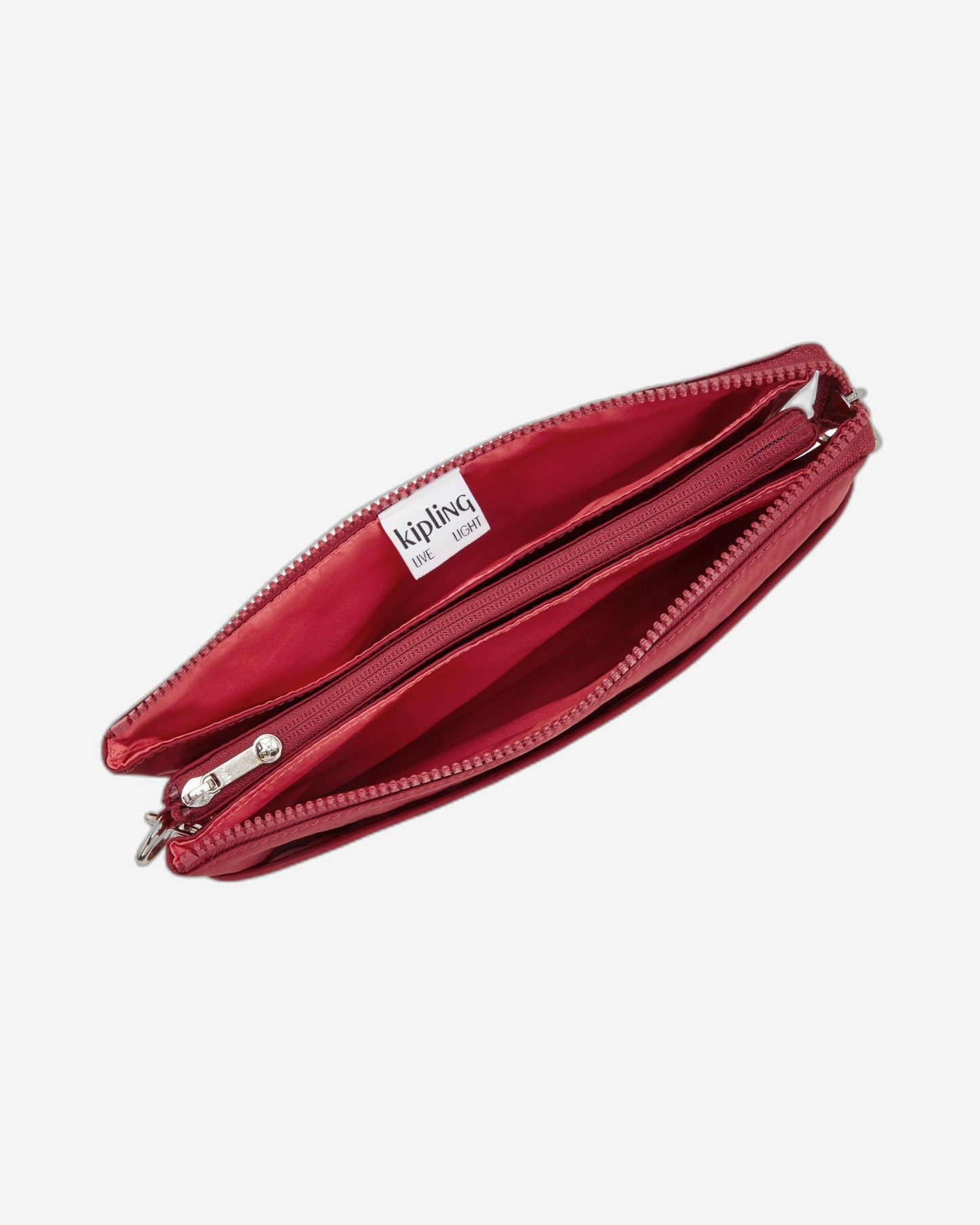 Kipling Riri L Red Red Wine Medium Crossbody Bag I6679-6SE