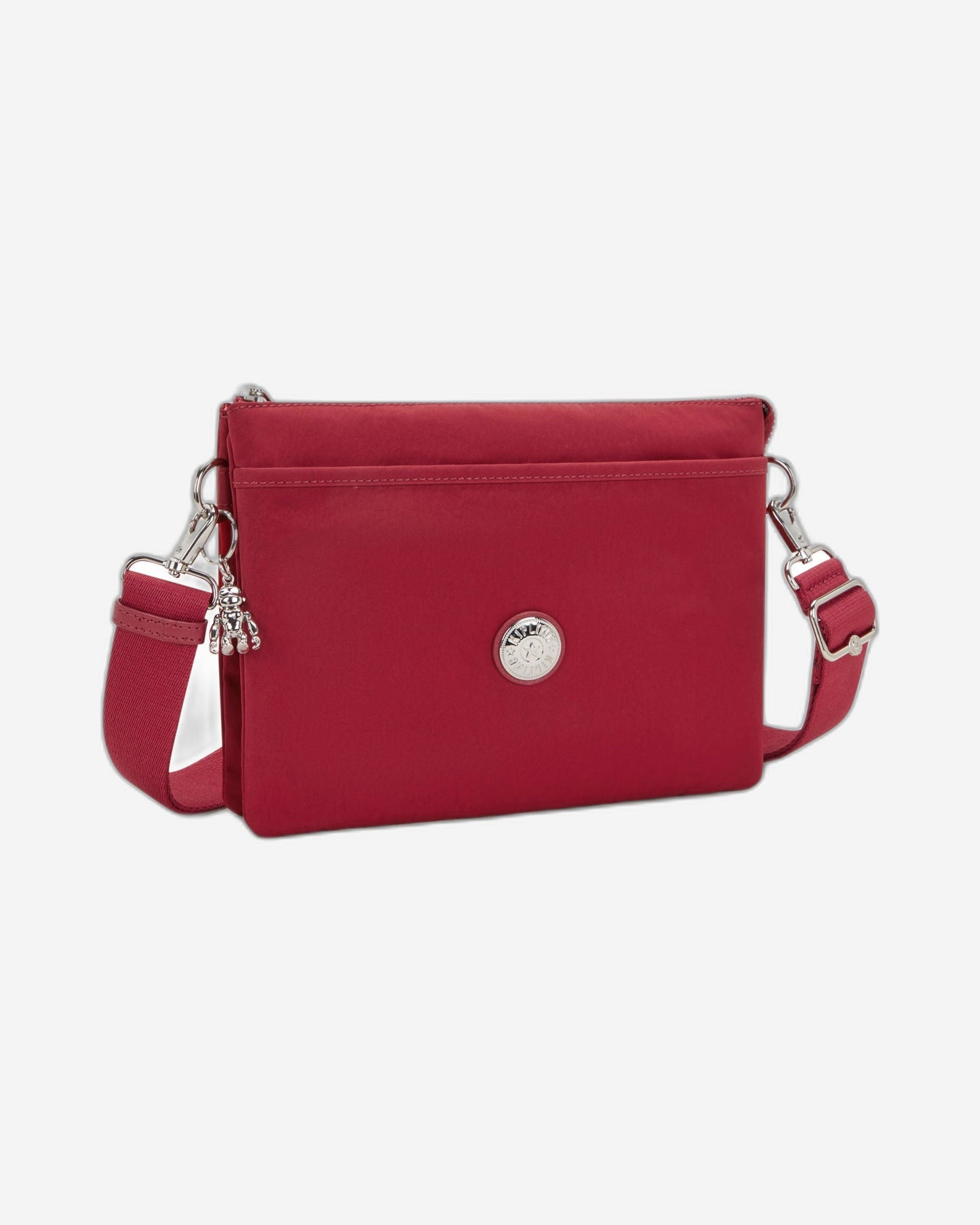 Kipling Riri L Red Red Wine Medium Crossbody Bag I6679-6SE