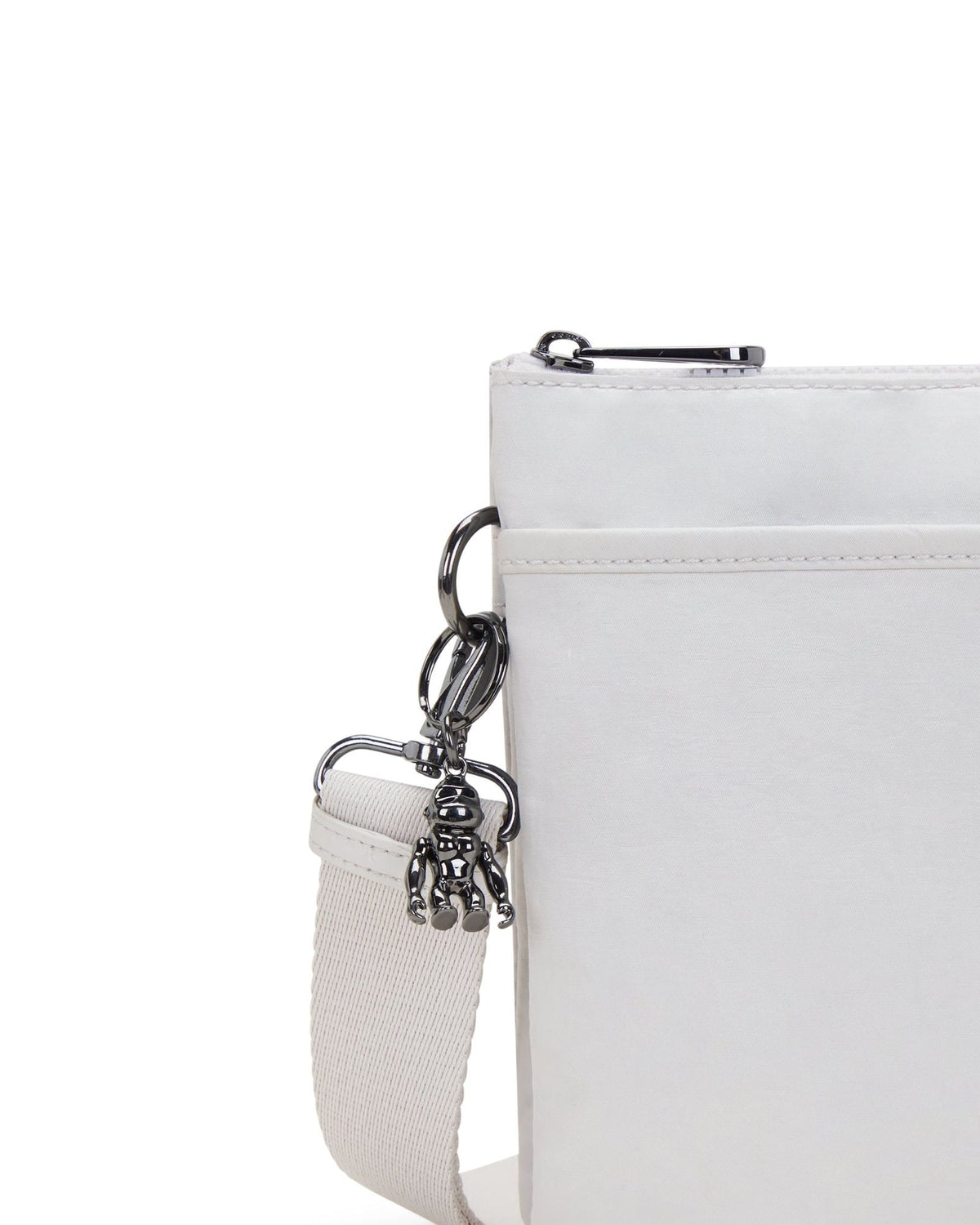 Kipling Riri L Silver Night Medium Crossbody Bag I6679-8EL