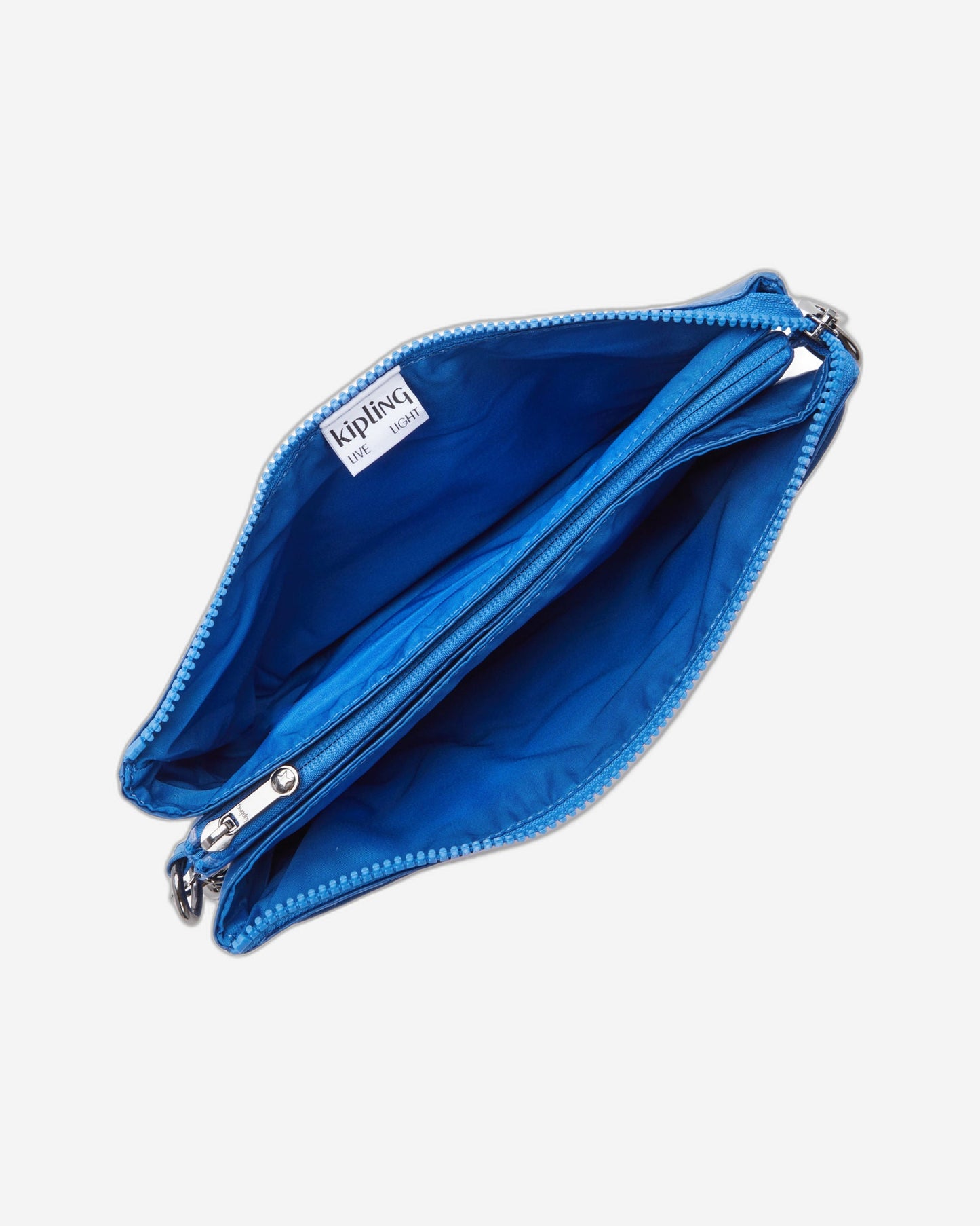 Kipling Riri L Satin Blue Medium Crossbody Bag C2I6679-S9H