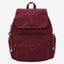 Kipling City Zip S Maroon Tile Jq Small backpack I6749-9HX