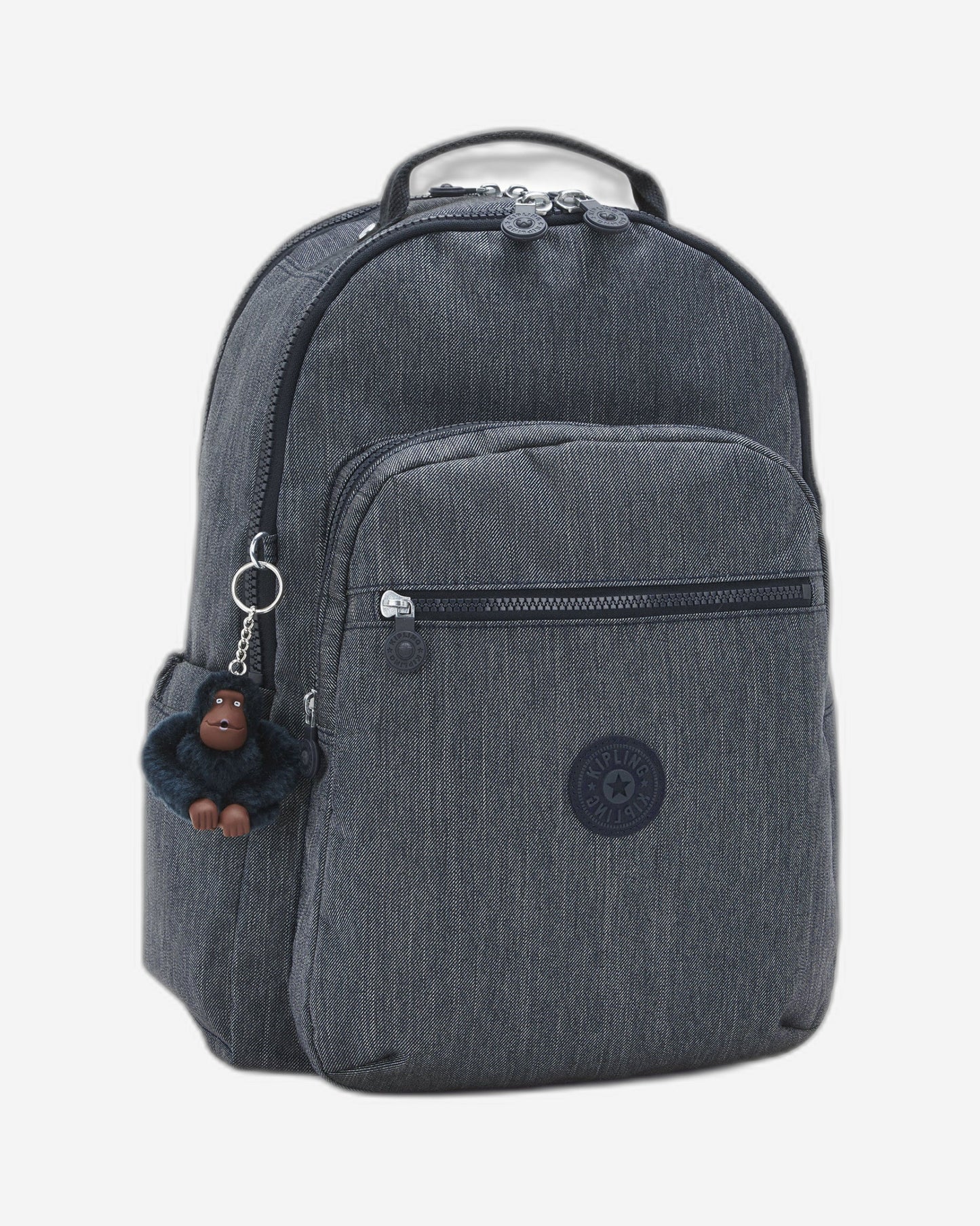 Kipling Seoul Lap Marine Navy Large Backpack With Laptop Compartment I6828-58C