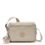 Kipling Abanu M Signature Beige Embossed Medium Crossbody Bag I6831-96A