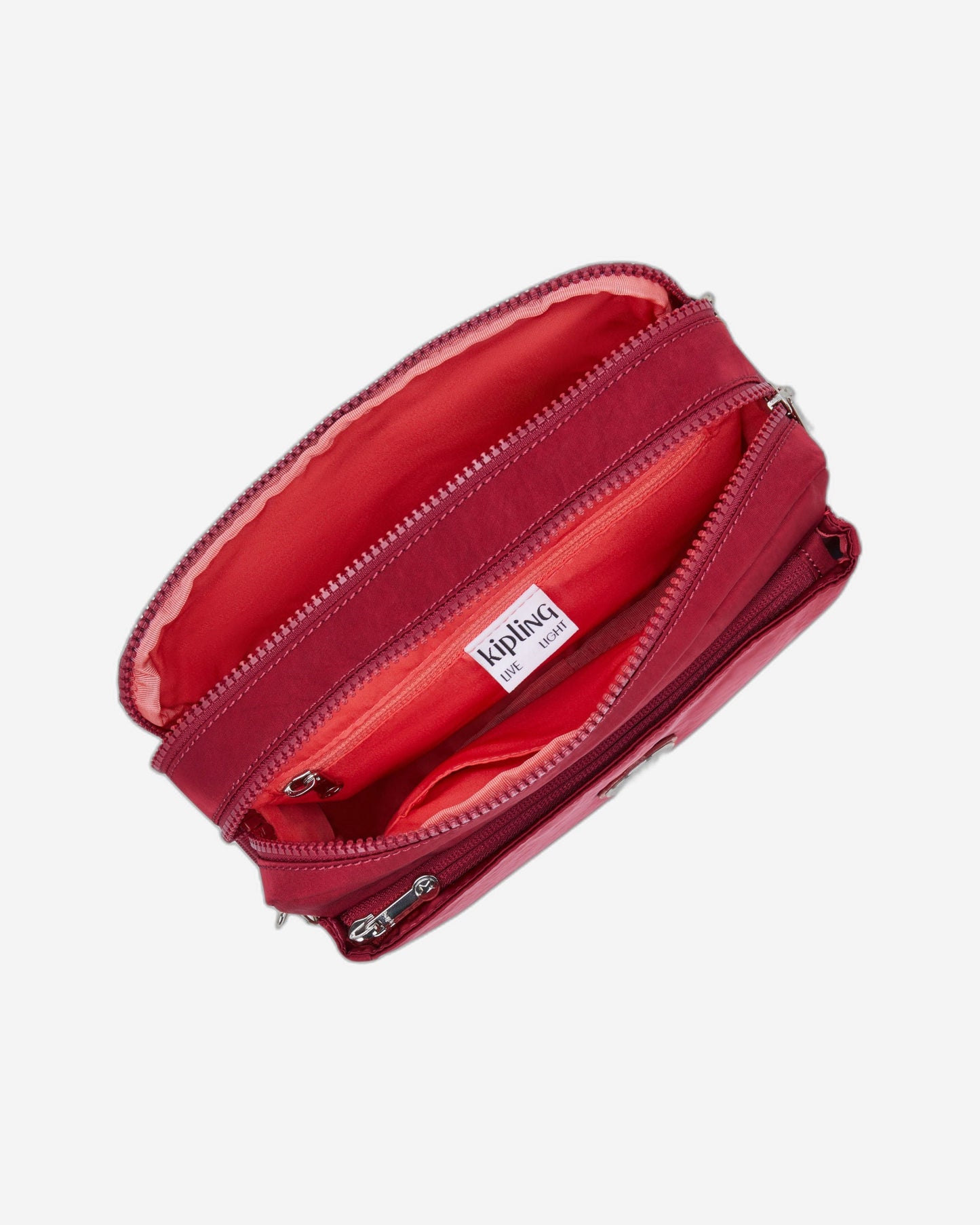 Kipling Abanu M Red Red Wine Medium Crossbody Bag I6847-6SE